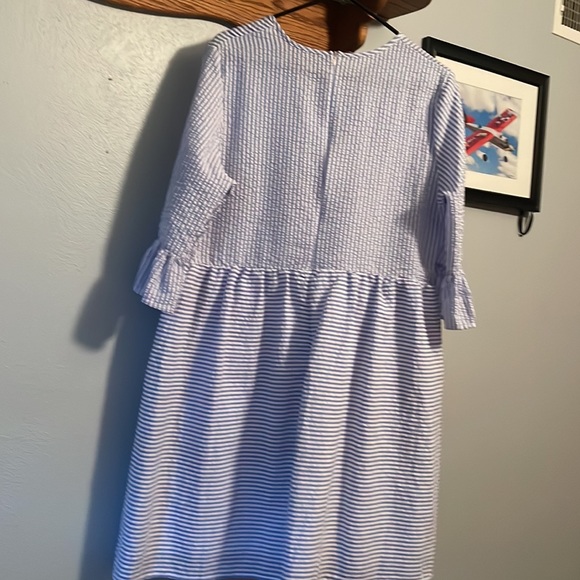 Striped Seersucker Dress - Picture 2 of 2